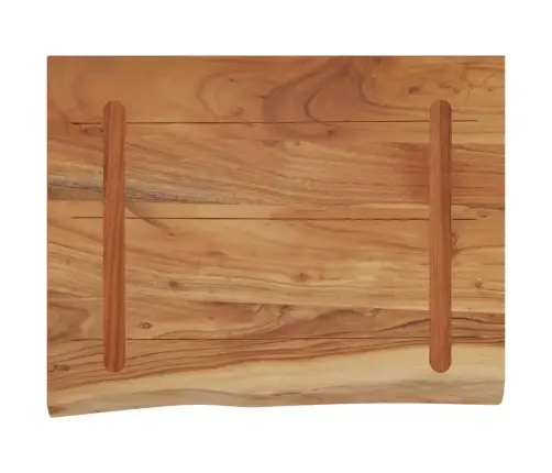Sienas Plaukts, 40X30X3,8 Cm, Taisnstūra, Akācijas Masīvkoks Vidaxl