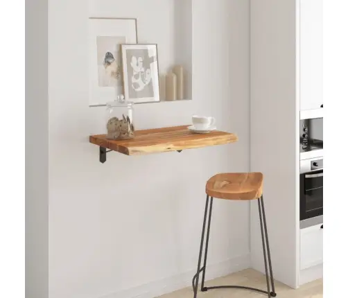 Sieninė Lentyna, 60X40X3,8cm Akacijos Masyvas, Su Gyvu Kraštu