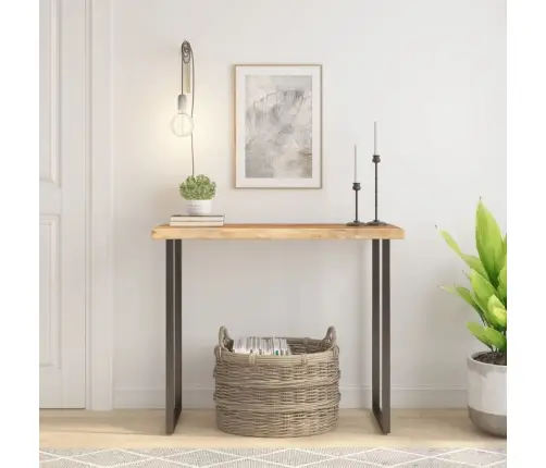 Lauaplaat 80X40X3,8 Cm Ristkülik Akaatsiapuit Naturaalne Serv