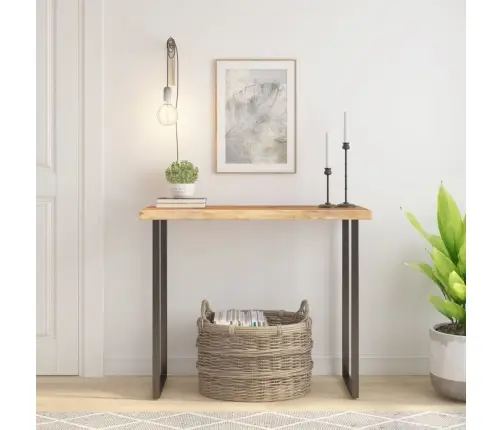 Galda Virsma, 100X40X3,8 Cm, Taisnstūra, Akācijas Masīvkoks Vidaxl