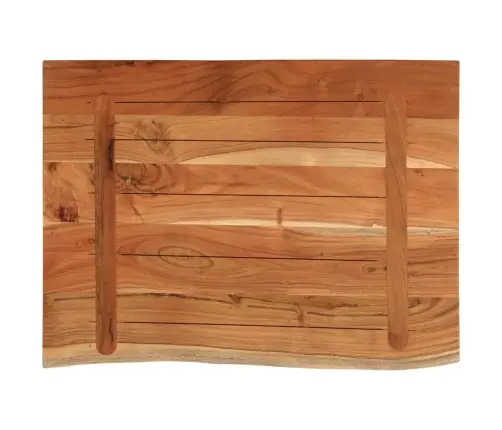 Vannasistabas Virsma, 80X60X3,8 Cm , Akācijas Masīvkoks Vidaxl