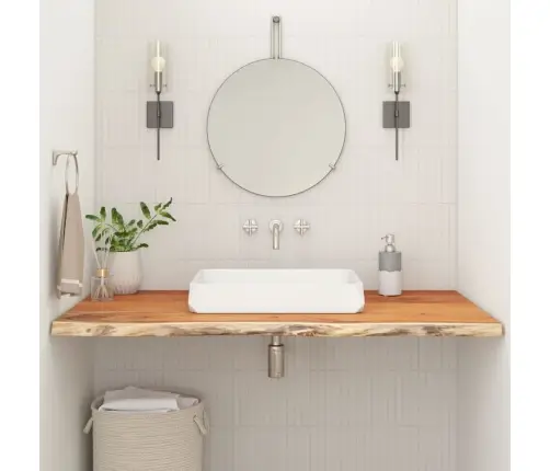 Vannasistabas Virsma, 110X60X3,8 Cm , Akācijas Masīvkoks Vidaxl