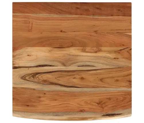 Galda Virsma, 80X80X3,8 Cm, Akācijas Masīvkoks, Kvadrāta Forma Vidaxl