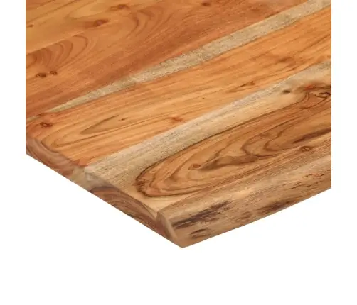 Galda Virsma, 80X80X3,8 Cm, Akācijas Masīvkoks, Kvadrāta Forma Vidaxl