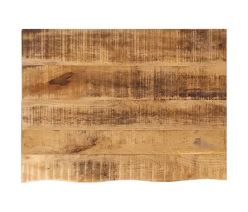 Lauaplaat, 80 X 60 X 2,5 cm Naturaalsete Servadega, Mangopuit