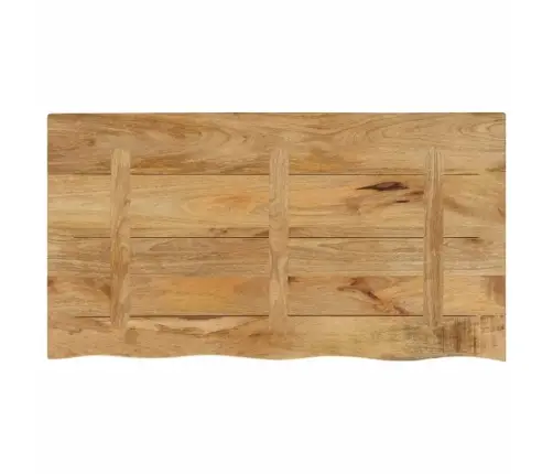 Galda Virsma, 120X60X2,5 Cm, Mango Masīvkoks Vidaxl