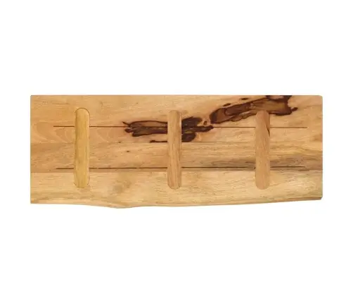 Lauaplaat, 90X30X3,8 cm Naturaalsete Servadega, Mangopuit