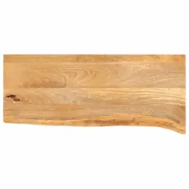 Lauaplaat, Naturaalse Servaga, 80X20X2,5 cm Mangopuit