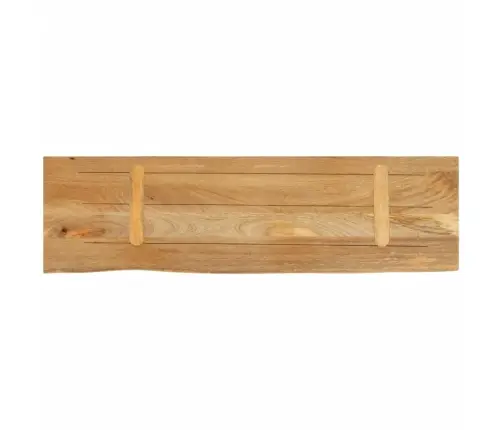 Lauaplaat, Naturaalse Servaga, 100X20X2,5 cm Mangopuit