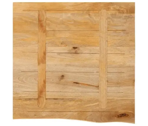 Lauaplaat, Naturaalse Servaga, 40 X 40 X 2,5, Mangopuit