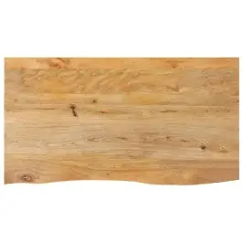 Lauaplaat, Naturaalse Servaga, 110 X 60 X 2,5 cm Mangopuit
