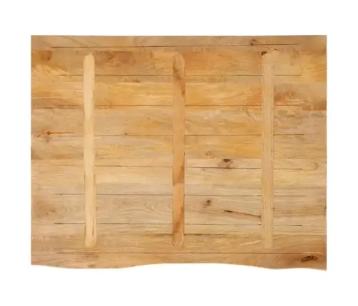 Galda Virsma, 90X80X2,5 Cm, Mango Masīvkoks Vidaxl