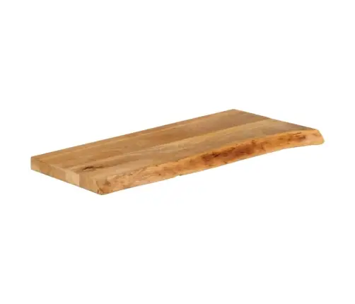 Lauaplaat, Naturaalse Servaga, 90X30X3,8 cm Mangopuit