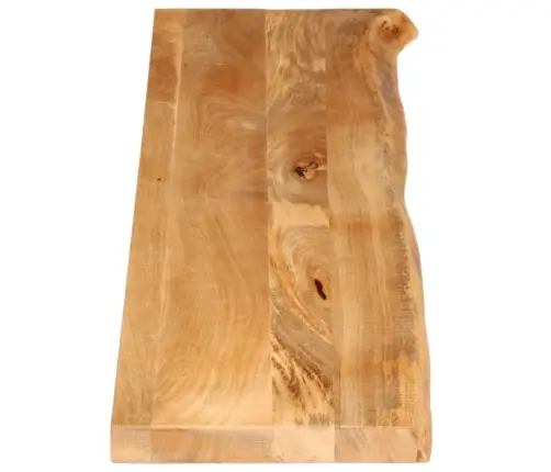 Lauaplaat, Naturaalse Servaga, 160 X 30 X 3,8 cm Mangopuit