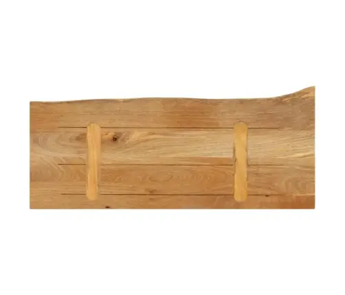 Lauaplaat, Naturaalse Servaga, 70X40X3,8 cm Mangopuit