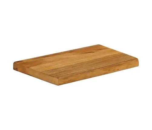 Lauaplaat, Naturaalse Servaga, 50X20X3,8 cm Mangopuit