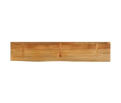 Stalviršis, 140X30X3,8cm Mango Masyvas, Su Gyvu Kraštu