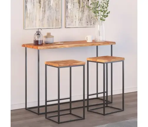 Galda Virsma: 120X40X2,5 Cm, Taisnstūra, Akācijas Masīvkoks Vidaxl