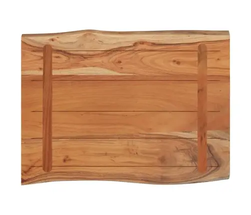 Lauaplaat 80X60X2,5 Cm Ristkülik Akaatsia Naturaalne Serv