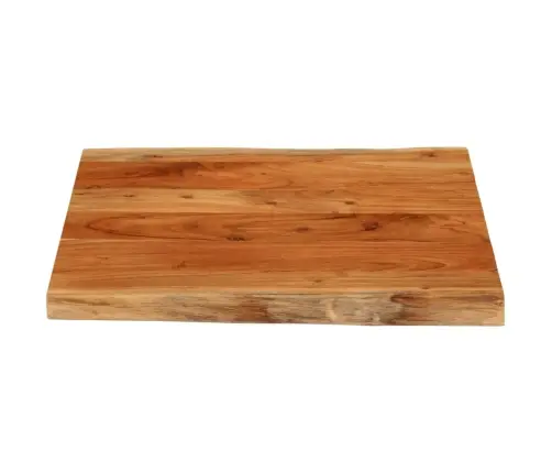 Lauaplaat 80X80X2,5 Cm Ristkülik Akaatsiapuit Naturaalne Serv