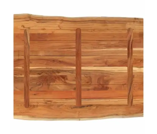 Lauaplaat 100X80X2,5 Cm Ristkülik Akaatsiapuit Naturaalne Serv