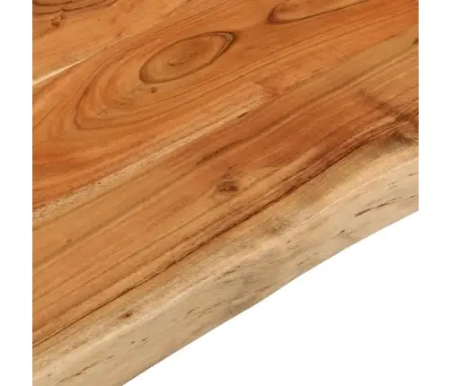 Lauaplaat 70X60X3,8 Cm Ristkülik Akaatsiapuit Naturaalne Serv