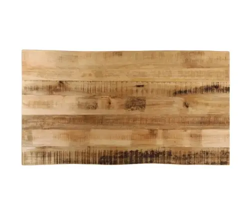 Stalviršis, 120X60X2,5cm Mango Masyvas, Su Gyvu Kraštu