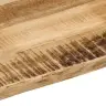 Stalviršis, 120X60X2,5cm Mango Masyvas, Su Gyvu Kraštu