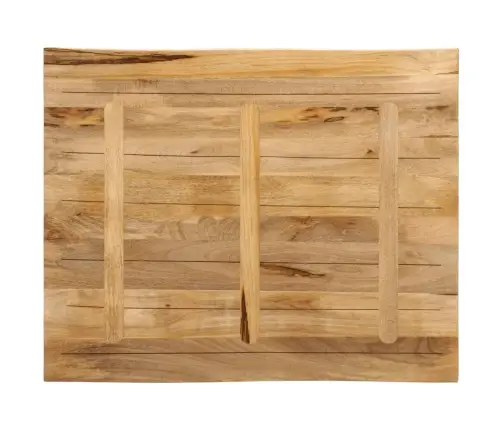 Galda Virsma, 100X80X2,5 Cm, Neapstrādāts Mango Masīvkoks Vidaxl