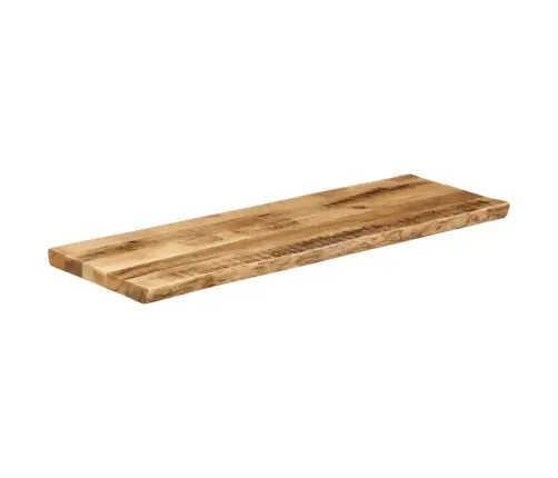 Lauaplaat Naturaalse Servaga 110X40X3,8 Cm Töötlemata Mangopuit
