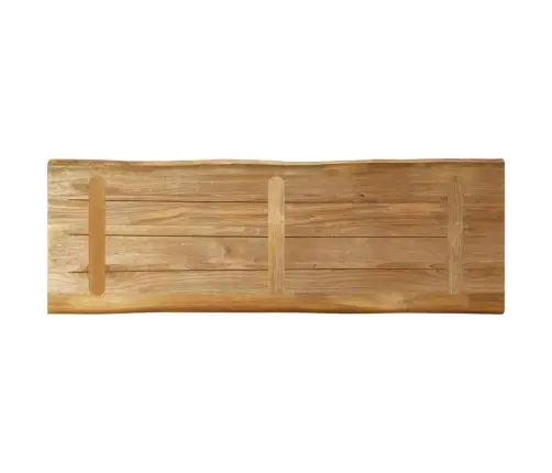 Lauaplaat Naturaalse Servaga 120X40X3,8 Cm Töötlemata Mangopuit