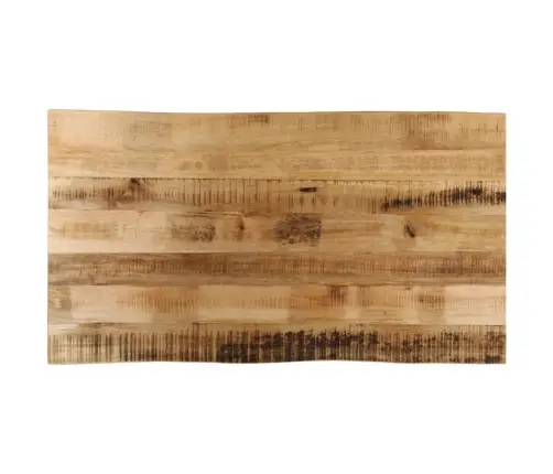 Lauaplaat Naturaalse Servaga 120X60X3,8 Cm Töötlemata Mangopuit