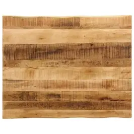 Lauaplaat Naturaalse Servaga 90X80X3,8 Cm Töötlemata Mangopuit