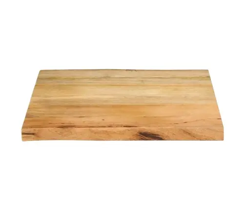 Galda Virsma 40X40X2,5 Cm Live Edge Masīvkoka Mango Vidaxl