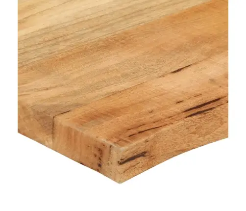 Galda Virsma 40X40X2,5 Cm Live Edge Masīvkoka Mango Vidaxl