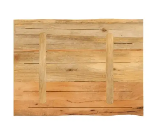 Galda Virsma, 90X60X2,5 Cm, Mango Masīvkoks Vidaxl