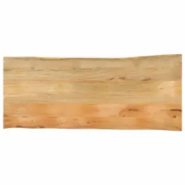Lauaplaat, 140 X 60 X 2,5 cm Naturaalsete Servadega, Mangopuit
