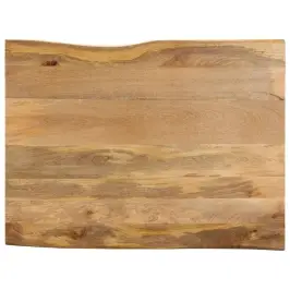 Lauaplaat, 90 X 80 X 2,5 cm Naturaalsete Servadega, Mangopuit