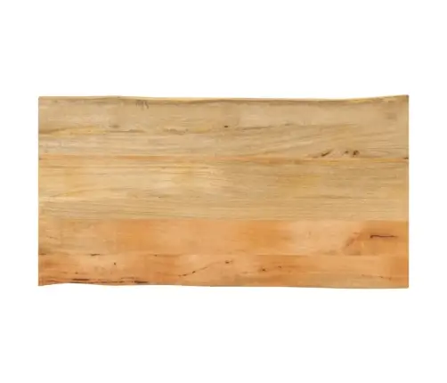 Lauaplaat, 100 X 60 X 3,8 cm Naturaalsete Servadega, Mangopuit