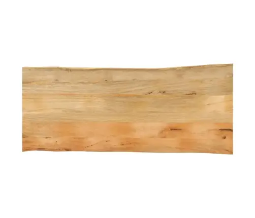 Stalviršis, 140X60X3,8cm Mango Masyvas, Su Gyvu Kraštu