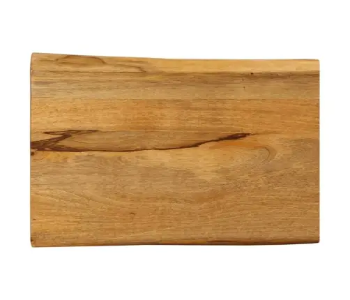 Lauaplaat, 70X40X2,5 cm Naturaalsete Servadega, Mangopuit