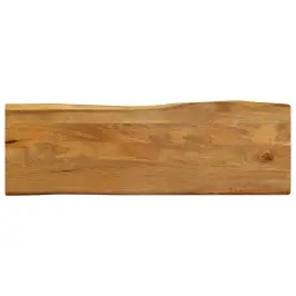 Lauaplaat, 110X40X2,5 cm Naturaalsete Servadega, Mangopuit