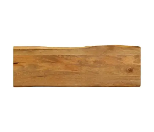 Lauaplaat, 120X40X2,5 cm Naturaalsete Servadega, Mangopuit