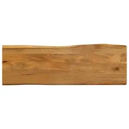 Lauaplaat, 140X40X2,5 cm Naturaalsete Servadega, Mangopuit