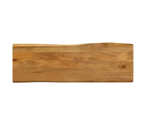 Lauaplaat, 140X40X2,5 cm Naturaalsete Servadega, Mangopuit