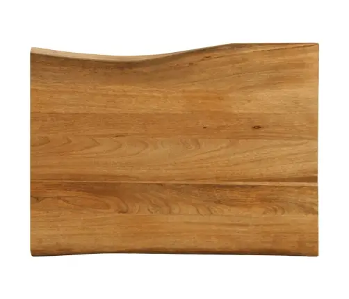 Lauaplaat, 70 X 60 X 2,5 cm Naturaalsete Servadega, Mangopuit