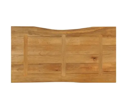 Stalviršis, 100X60X2,5cm Mango Masyvas, Su Gyvu Kraštu