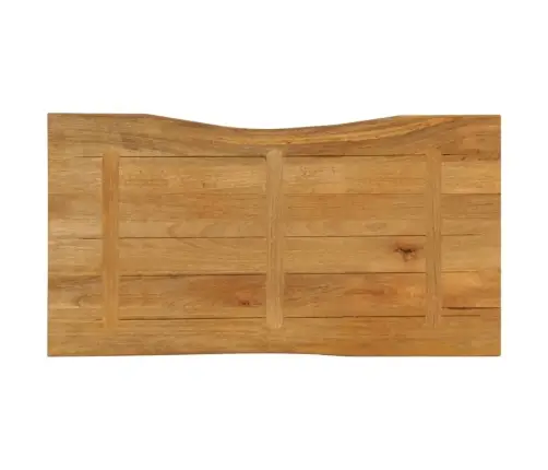 Galda Virsma, 120X60X2,5 Cm, Mango Masīvkoks Vidaxl