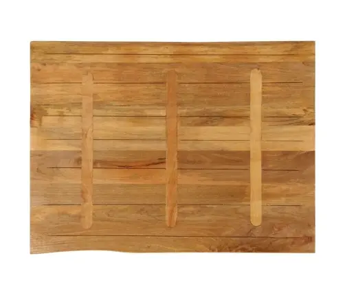 Lauaplaat, 90 X 80 X 2,5 cm Naturaalsete Servadega, Mangopuit