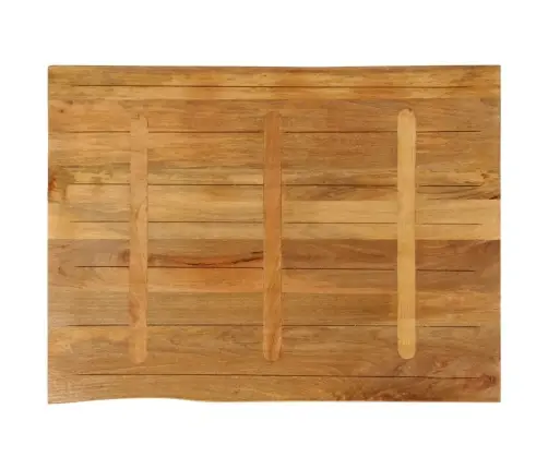 Galda Virsma, 100X80X2,5 Cm, Mango Masīvkoks Vidaxl